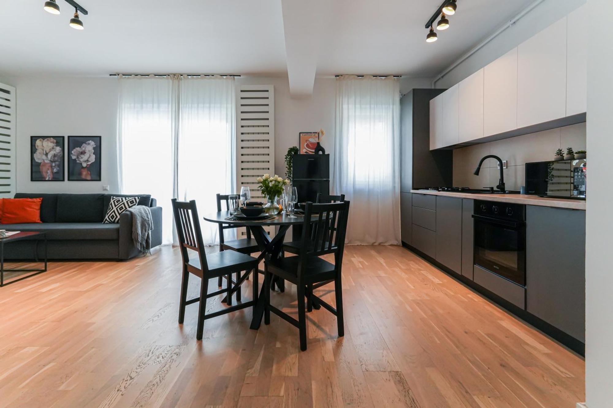 Maria - Modern Apartment With Parking And Workspace Boekarest Buitenkant foto